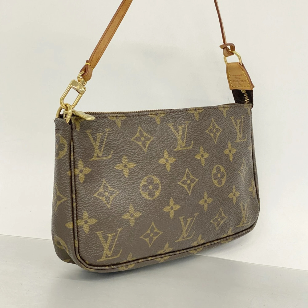 LOUIS VUITTON Brown Monogram Pochette Pouch - Picture 2 of 7